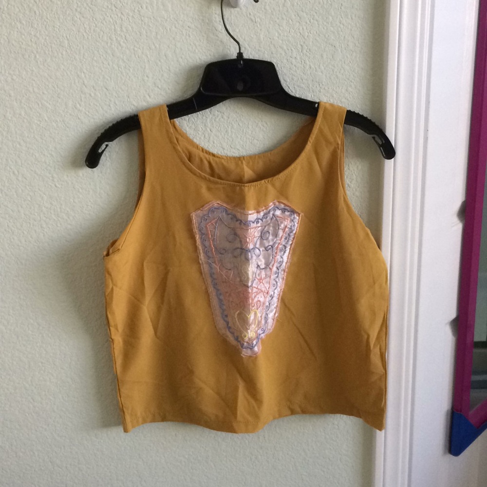 Mustard tank top